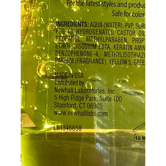 VTG NOS LA Looks Extreme Spikes Hair Gel; Level 12 Hold; 20 oz - Picture 5 of 7